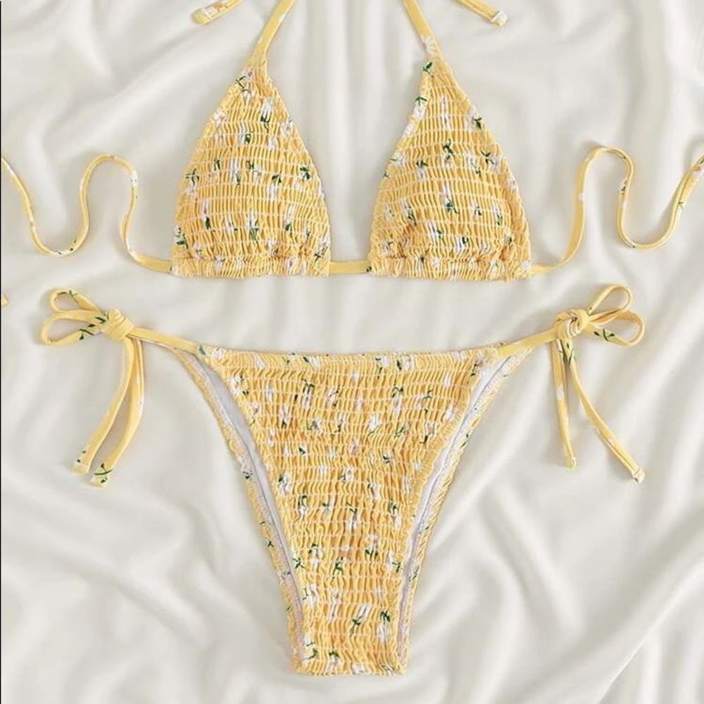 Yellow bikini